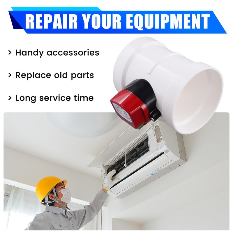 Plastic Motorized Damper PVC Check Valve Air Duct Volume Controller