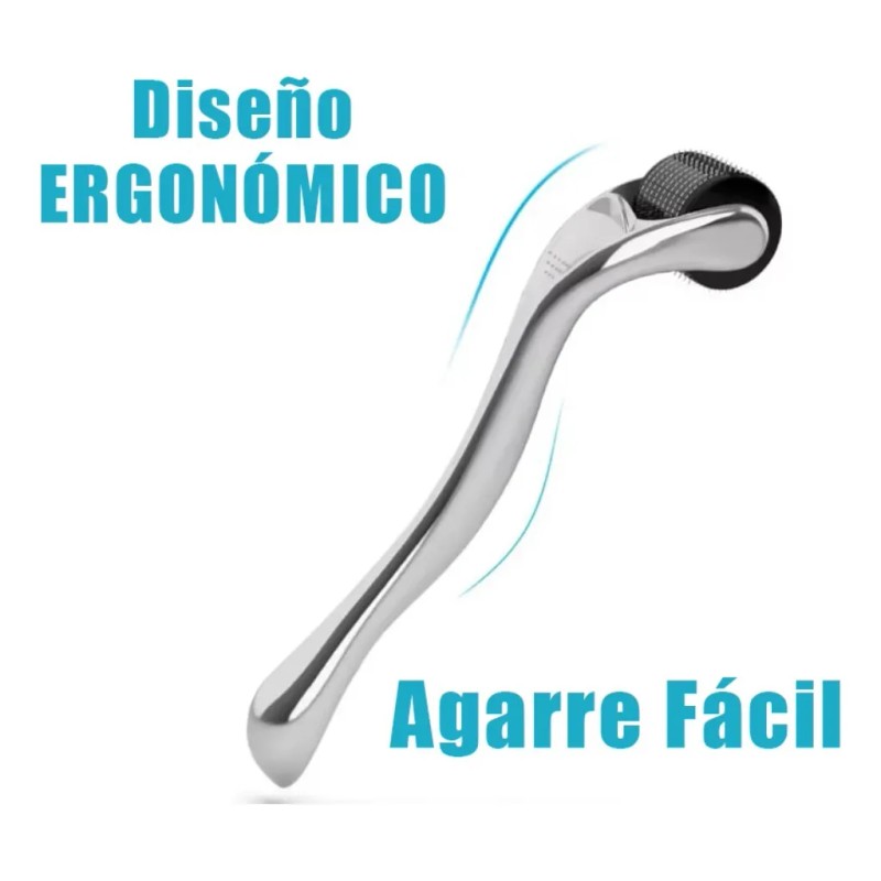 2 Piezas Dermaroller 0.25 Mm Barba Facial Cabello Ra01 Am7
