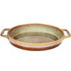 jinsongdafa Oval Casserole Dish, 12" x 8" Ceramic Au gratin
