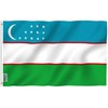 ANLEY Fly Breeze 3x5 Feet Uzbekistan Flag - Vivid Color