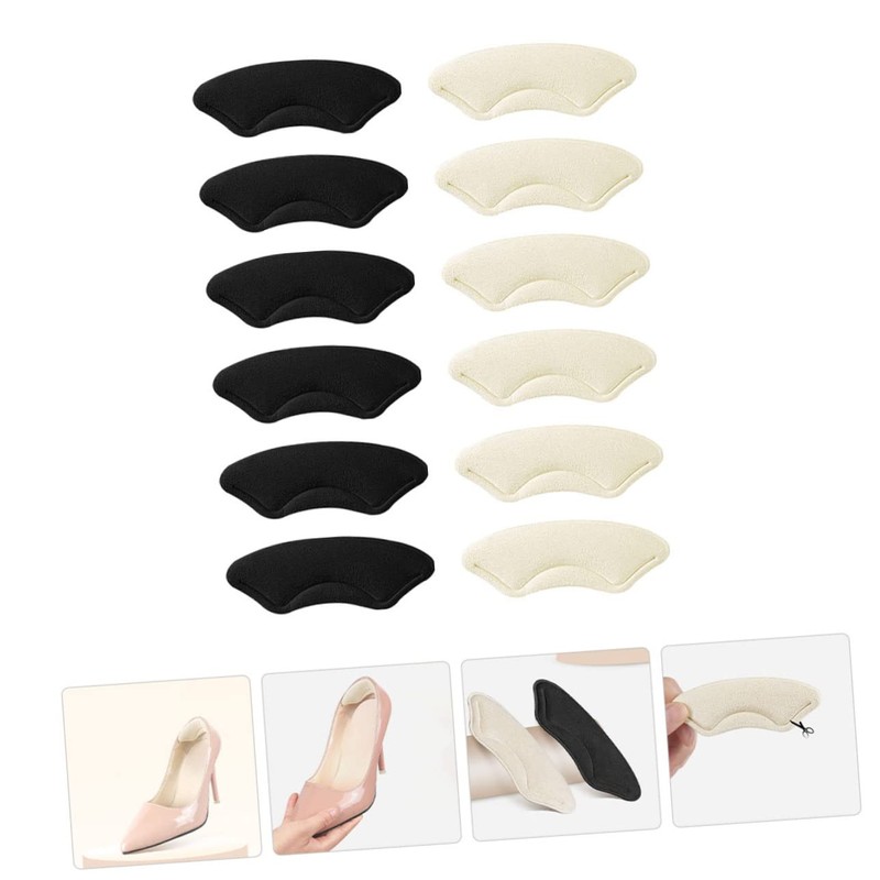 Healeved 5sets High-heels Liner Cushions Inserts Heel Grips Anti-wear Stickers
