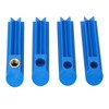 4PCS Fuel Injector Nozzle Flush Cleaner Adapter Universal Cleaning Tool