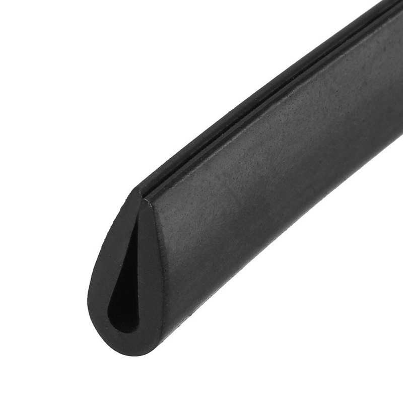 TA-VIGOR Edge Trim U Seal, Black PVC U-Seal Channel Edge