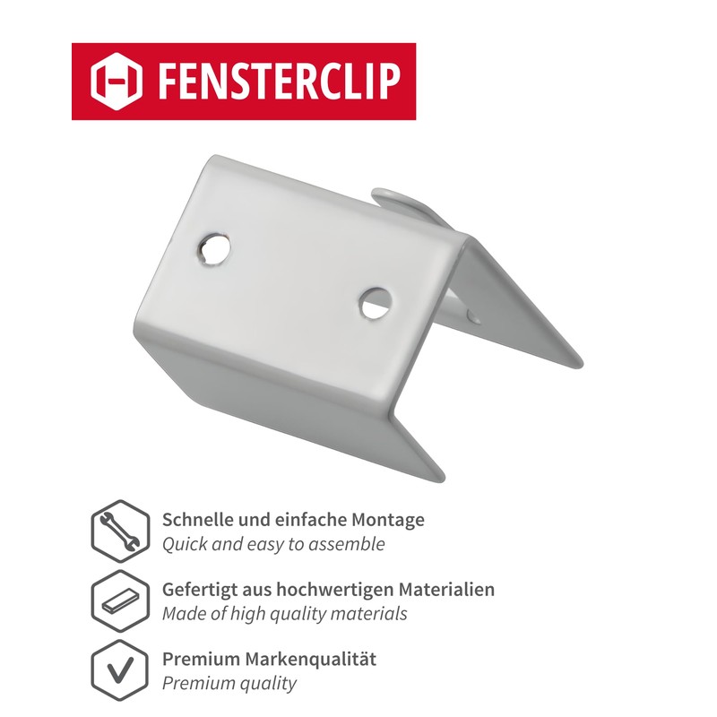Gedotec Window Hooks White | Hanging Hooks Made of Steel