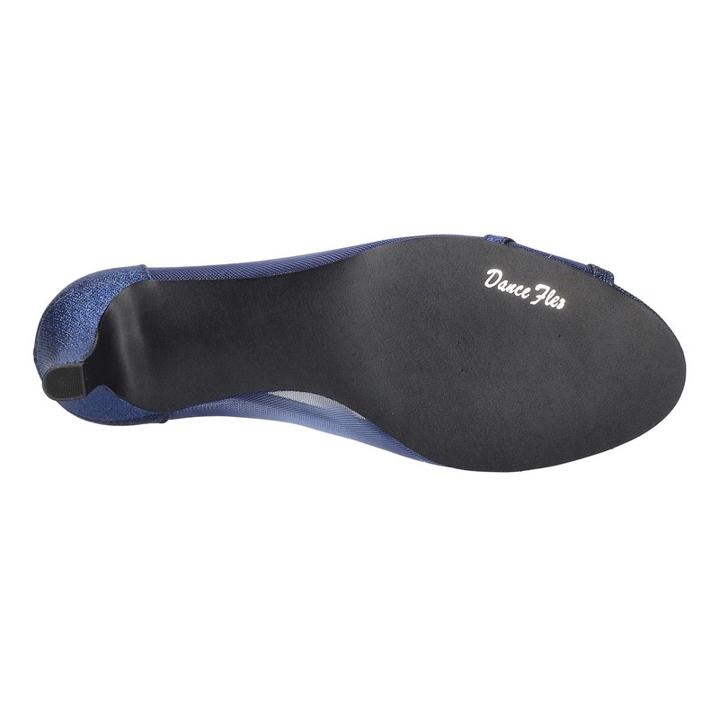 Easy Street Women's Picaboo Pump, Navy Glitter, 7