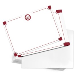 Desert Cactus University of Louisiana Monroe 10 Pack Notecards Stationery Cardstock ULM Warhawks Includes Envelopes Memo Party Thank You (Notecard 4b)