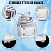 Commercial Ice Crusher Machine, 350W, 661 LBS/H, Ice Shaver Maker