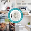 HG POWER 4 Inch Soffit Vent，Round Air Vent Cover with