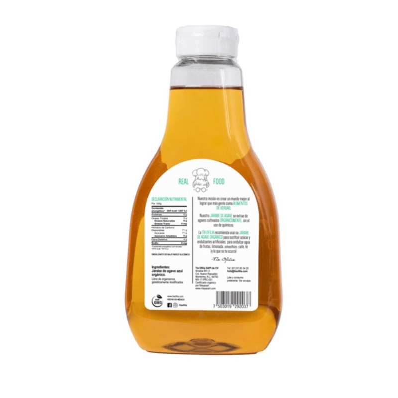 Tia Ofilia AGAVE SYRUP - JARABE DE AGAVE ORGANICA 100%