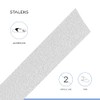 STALEKS Pro Bobbinail - Lima desechable, color blanco, autoadhesiva, rollo