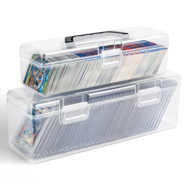 HOXHA Trading Card Storage Box Card Holder Cases for Toploader