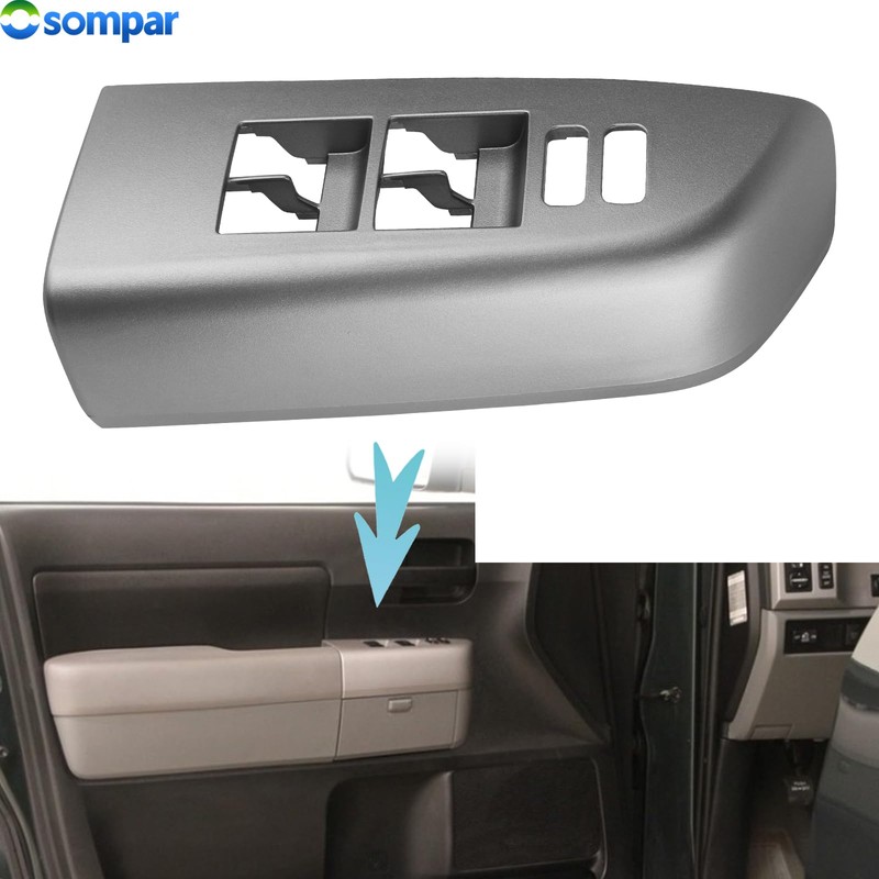 Osompar Door Window Switch Bezel Front Left Driver Side Compatible