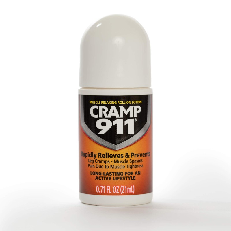 Cramp911 Muscle Relaxing Roll-On Lotion 0.71 oz (21 ml), Pack
