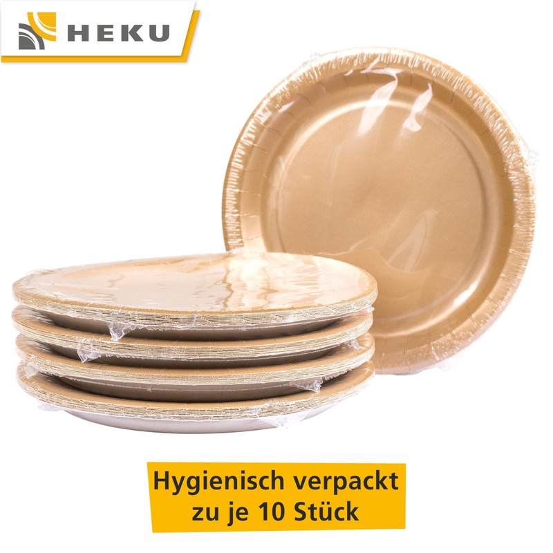 HEKU 30208-24 Paper Plates, Pack of 50