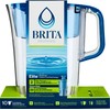 Brita 10 Cup Elite Filter Pitcher with Smart Light Indicator,
