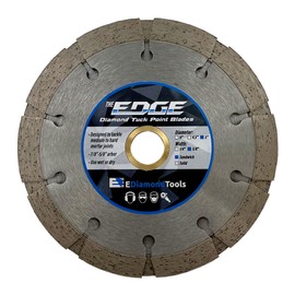 5" Diamond Sandwich Style-Tuck Point Blade for Mortar Joint Removal, Triple Sandwich 3/8" Segment Width, 7/8"-5/8" Arbor