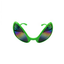 VIGUEUR Novelty Alien Glasses for Alien Costume Accessories, Green