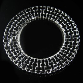 Nachtmann 82709 4092 Dancing Star Bossa Nova Plate, Transparent, Size: Diameter 10.6 inches (27 cm), Height 0.9 inches (2.4 cm), Set of 2