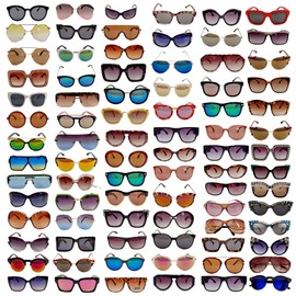 QTMY 3 Pack Sunglasses Bundle for Women,Unique Gift Fashion Accessories (3 Pairs)