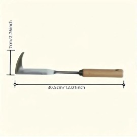 1pc Heavy-Duty Carbon Steel Hand Shovel: Ergonomic Weeding & Gardening Tool