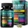 Sea Moss Black Seed Oil Ashwagandha Ginger, Sea Moss Capsule