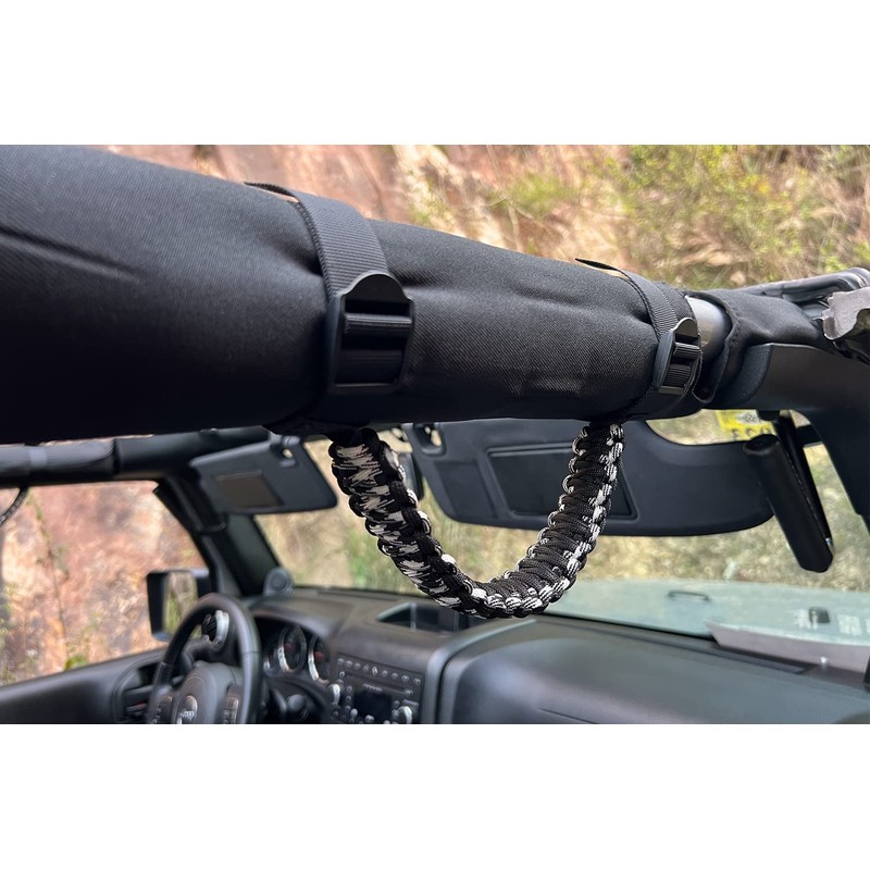 RDFUN Handles Grab for Jeep Wrangler,Roll Bar Grab Handles for
