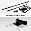 UD_G128 Flag Pole 6 FT Black Tangle Free & POW