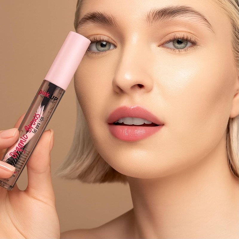 Pink Up Organic Brows Gel Transparente para Peinar la Ceja