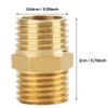 Hilitand 10 Pcs Hex Reducing Nipple, 1/4 BSP to 1/4