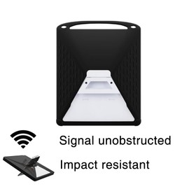 AiWi Space Starlink Mini Cover, Waterproof & Dustproof Protective Case for Starlink Mini, and All-Weather Outdoor Protection Accessories (Rear Cover Black)