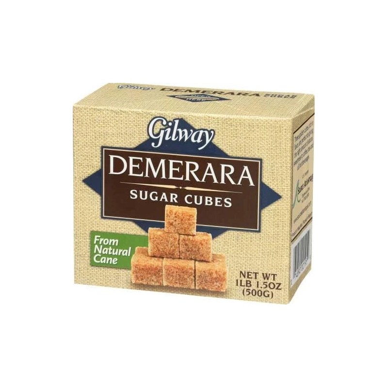 Gilway Demerara Sugar Cubes | From Natural Cane Sugar |