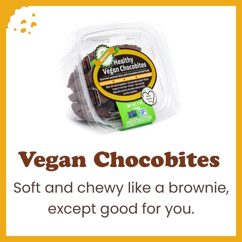 Alyssa’s Vegan Chocobites ⎸ Gluten Free Cookies, Healthy Snacks from