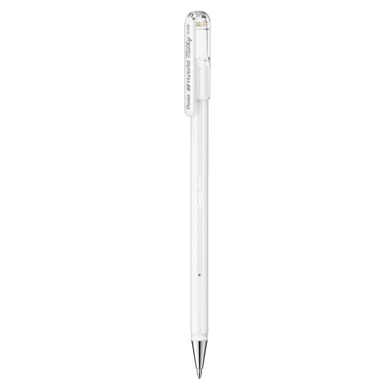Pentel Arts Hybrid Milky K108-P Pastel Gel Ink Rollerball Pen