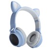 Cat Ear Headphone 3D LED Light Wireless Bluetooth 5.0 Foldable