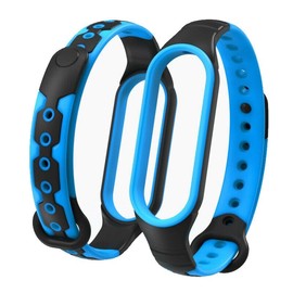 Panda Bobo For Reflex Active Series 1 Smart Watch Band Wrist Band Strap Replacement (Twist - Black+Blue)
