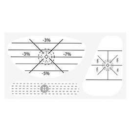 VOANZO Right Hand Golf Impact Tape, Club Impact Stickers, Swing Training Aid for Irons, Woods and Putter, Enhance Your Golf Swing