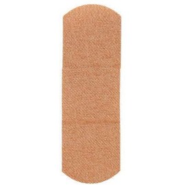 Johnson & Johnson Band-Aid Flexible Fabric Adhesive Bandages 1" X 3", Beige, Sterile (Box of 100)