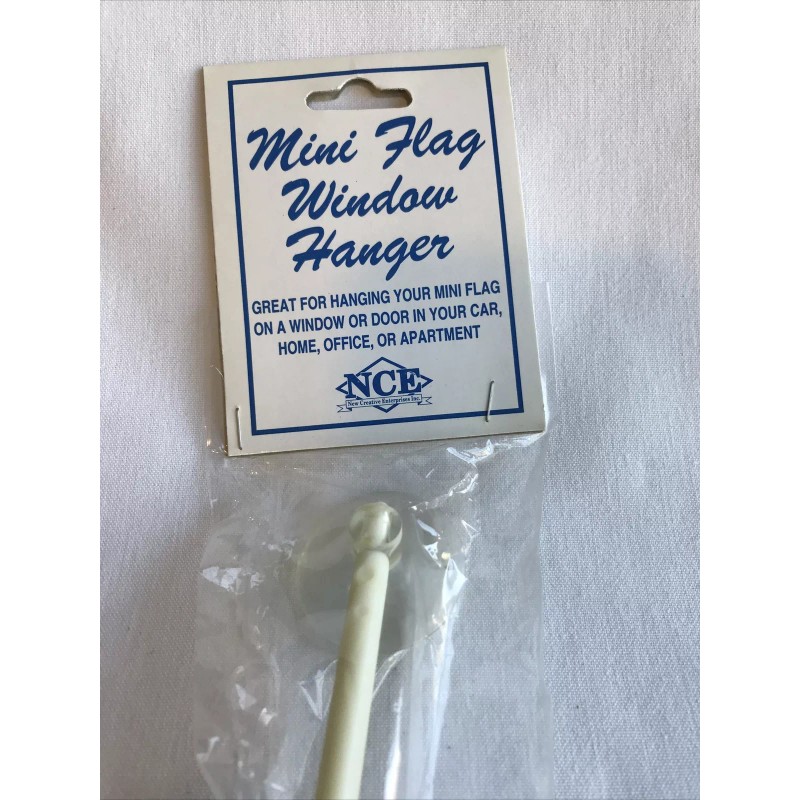 NCE Mini Flag Window Hanger Plastic Suction Cups for Glass