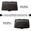 NTHREEAUTO Front Rear Fender Tips Mud Guards Covers w/LED Lights