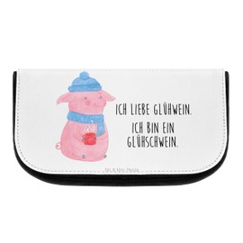 Mr. & Mrs. Panda Cosmetic Bag / Toiletry Bag Mulled Pig Design White