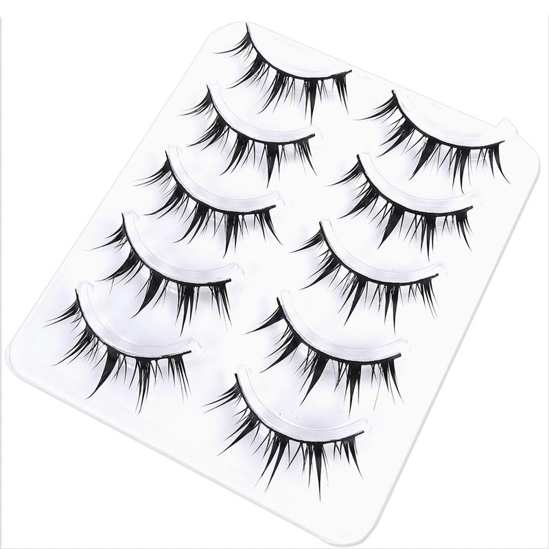 False Eyelashes, Natural Popular Upper Eyelashes, Short, Thick, Popular Black,