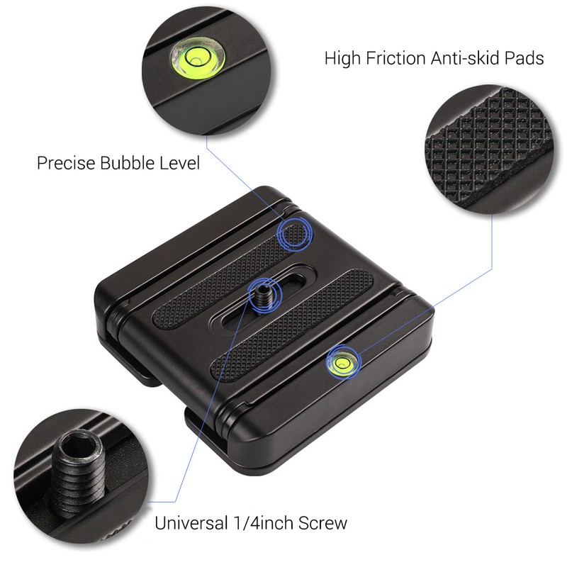 Aluminum Z Flex Tilt Tripod Head 2KG Payload with Universal