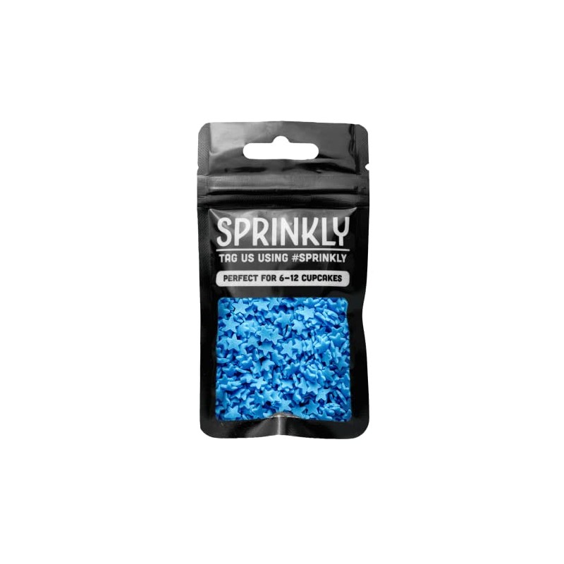 SPRINKLY - Matt Stars - Blue - 25g