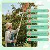 SHOUNAJIA 5-13FT Fruit Picker, Adjustable Long Handle Fruit Picker Pole