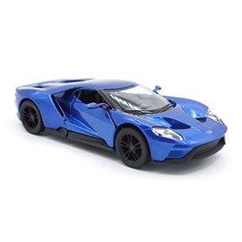 Kinsmart 2017 Ford GT, Blue 5391D - 1/38 Scale Diecast Model Toy Car
