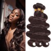 Dokksiiia Body Wave Bundles Human Hair Color 4 Dark Brown