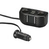 Carmate DZ273 Car Socket, With 2 Cords, 2 USB Ports,