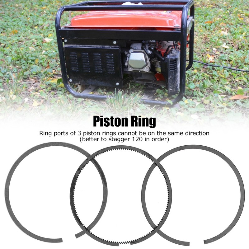 Piston Ring Set Replacement for AirCooled Diesel Generator Industrial Supplies