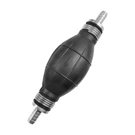 DXNQ Rubber Hand Fuel Transfer Pump, 8mm Primer Portable Bulb Type Manual Car Fuel Transfer Pump for Gasoline Petrol Diesel Oil Liquid, High Flow Gasoline Siphon Hand Pump for Marine Boat Accessories