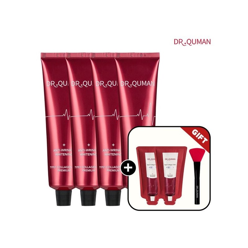 Dr. Qman Collagen Pack 60g4 + Pouch 10g2 + Spatula